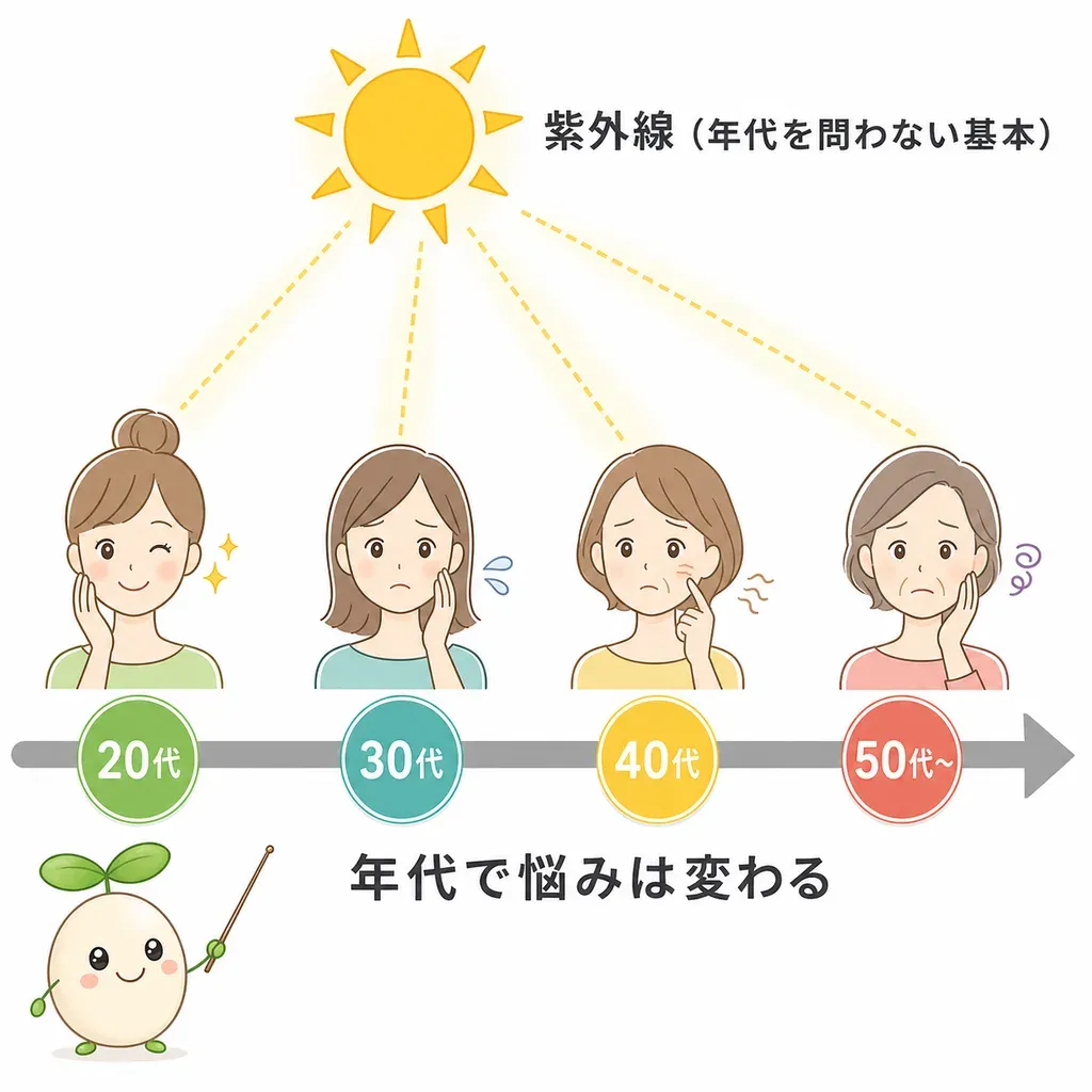 年代で悩みは変わる。でも、基本は同じです。
