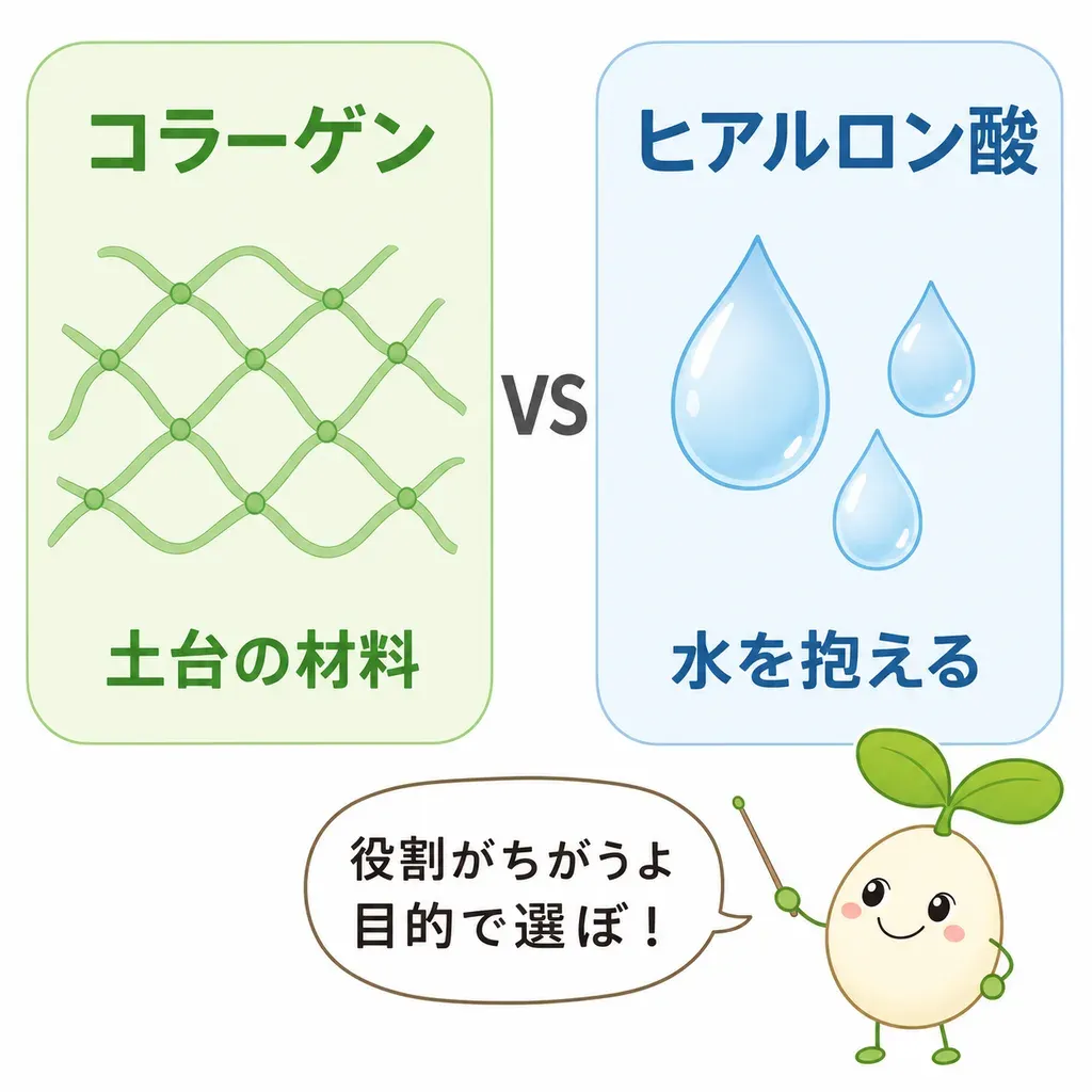 役割が違う2つ。どちらが上、という話ではありません。